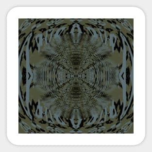 Goth Water Cool Ripple Print Sticker